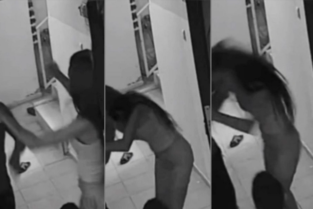 Türkiyədə azərbaycanlı qadın uşaqlarının gözü önündə döyüldü - ANBAAN VİDEO