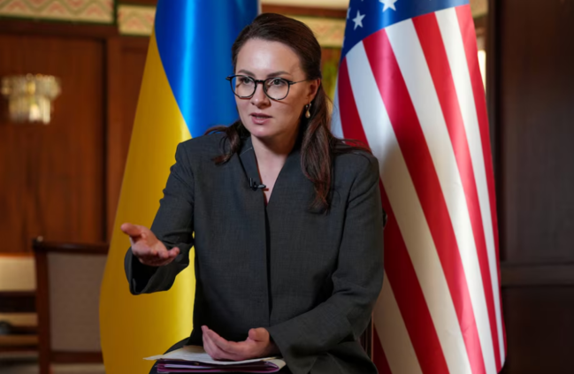 Ukraynanın Baş naziri Vaşinqtona səfərindən sonra ABŞ-ın dəstəyinə daha çox əmin olduğunu bildirib