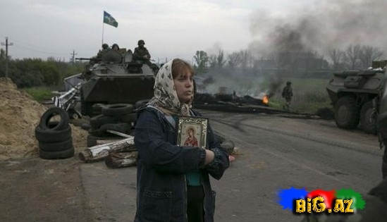 Separatçılar ukraynalı keşişləri diri-diri yandırıblar