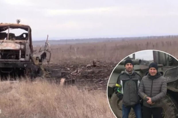 Ukraynada dəmiryolçular Rusiyanın zirehli texnikasını tələyə saldılar - FOTO/VİDEO