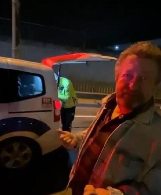 Məşhur aktyor sərxoş halda qəza törətdi- FOTO+VİDEO