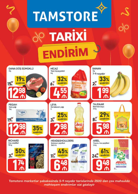 5 Gün 5 Gecə tarixi endirimlər olacaq