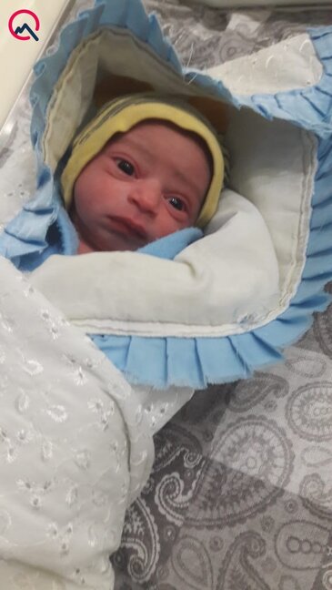 Şəhidin arzusu ilə oğluna Rəsul adı verildi - FOTO