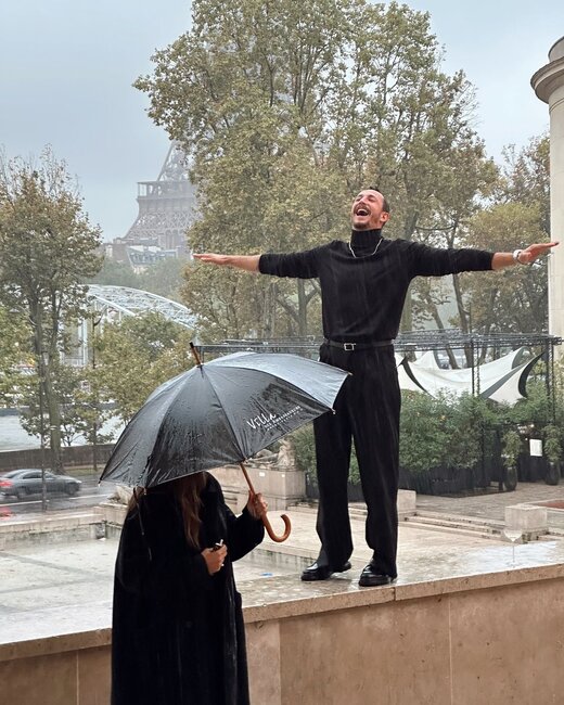 Parisdə romantik evlilik təklifi - Video - Fotolar