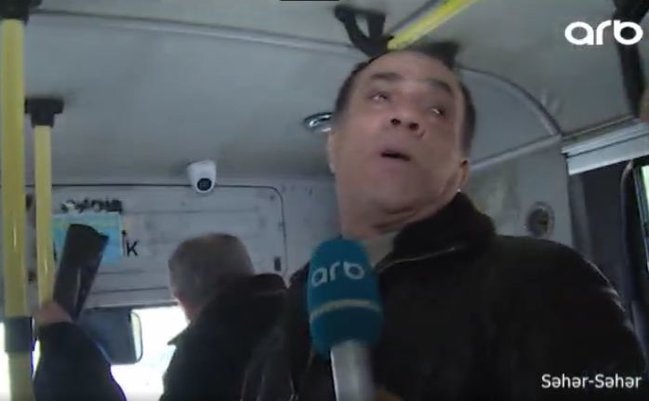Məşhur azərbaycanlı müğənni avtobusda görüntüləndi - FOTOLAR