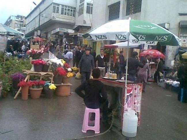 "Vosmoy bazarı"nda dəhşətli hadisə