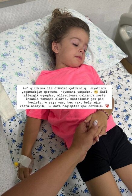 Cavid Gülün qızı xəstəxanalıq oldu - Foto