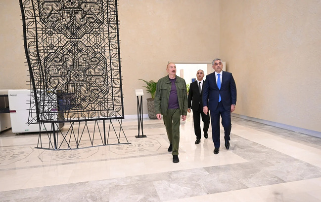 Prezident İlham Əliyev "Xankəndi" hotelinin açılışında iştirak edib