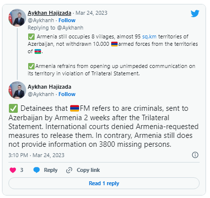 Rəsmi Bakı: "Ermənistanın "məhbus" adlandırdığı şəxslər Azərbaycana göndərilən cinayətkarlardır" - FOTO