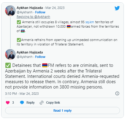 Rəsmi Bakı: "Ermənistanın "məhbus" adlandırdığı şəxslər Azərbaycana göndərilən cinayətkarlardır" - FOTO