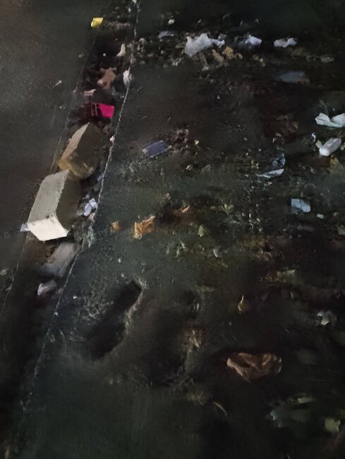 Xırdalanda tikintiyə görə ağaclar kəsildi - Fotolar