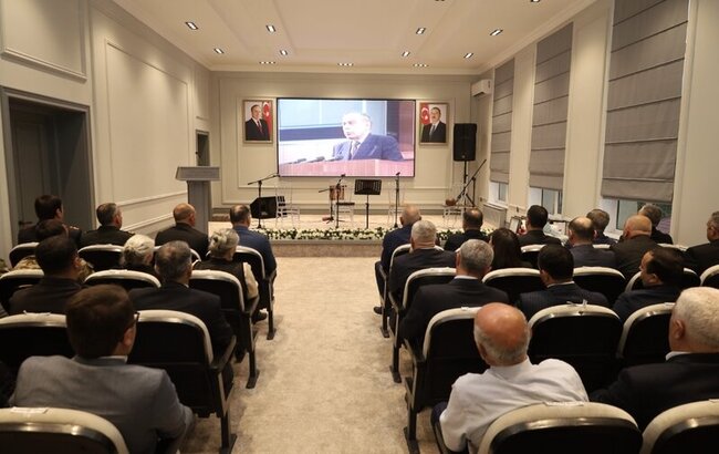 Yevlaxda 15 İyun - Milli Qurtuluş Gününə həsr olunmuş tədbir keçirilib