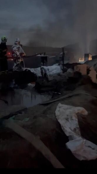 FHN: "Xankəndi şəhərinin yaxınlığında yanacaqdoldurma məntəqəsindəki yanğın söndürülüb" -YENİLƏNİB+FOTO/VİDEO