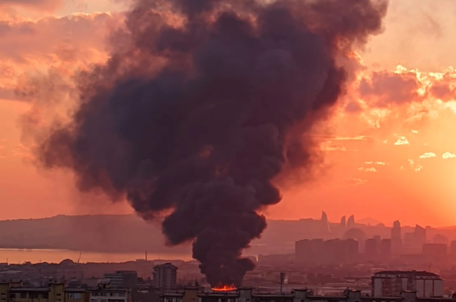 Bakıda güclü yanğın başlayıb