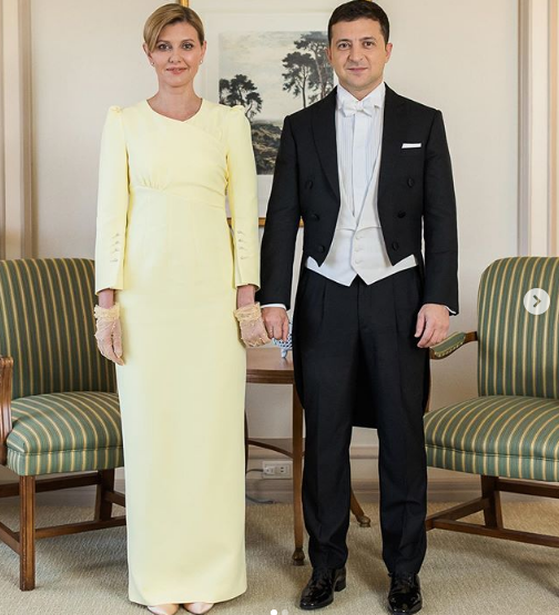 Zelenskinin xanımı Yaponiyadakı tədbirə bu lilabsa getdi - Tənqid atəşinə tutuldu - FOTO