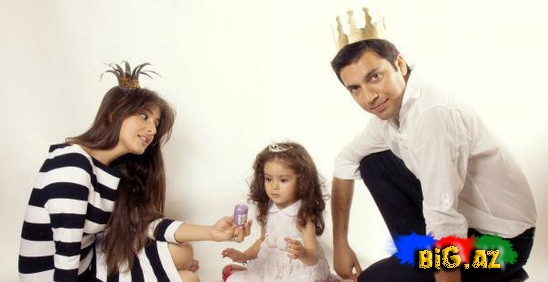 Leyla Əliyeva həyat yoldaşı və qızı ilə - FOTO