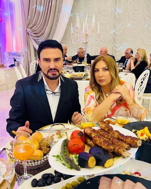 Yubileyində Nüşabənin əriylə romantik rəqsi - VİDEO