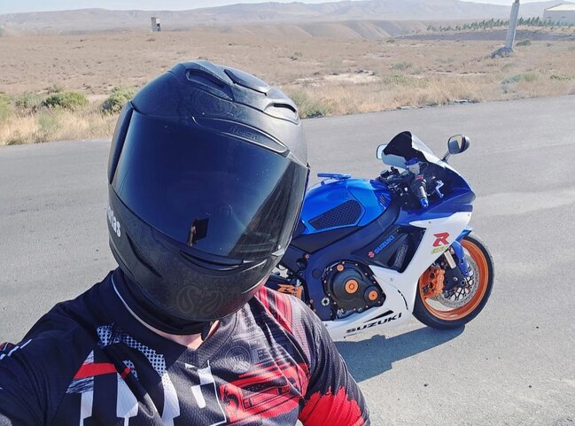 Motosiklet qəzasında ölən Ramin zabit imiş - Fotolar