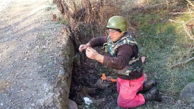 Zəngilanda 275 kq plastik partlayıcı maddə aşkar edilib - FOTO