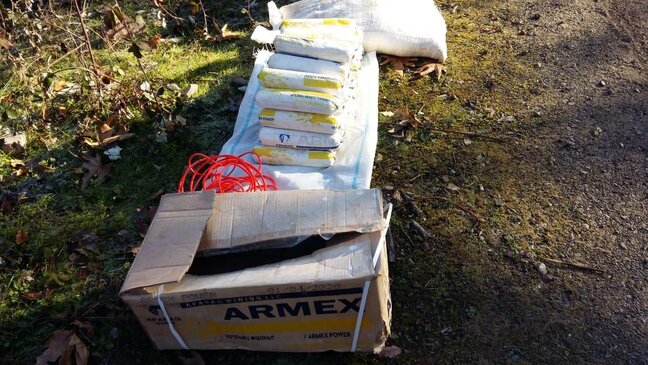 Zəngilanda 275 kq plastik partlayıcı maddə aşkar edilib - FOTO
