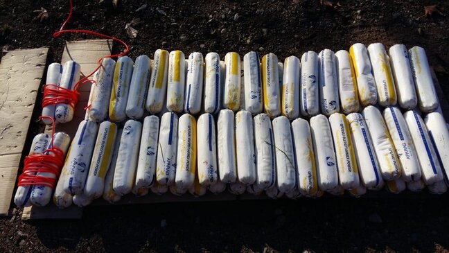 Zəngilanda 275 kq plastik partlayıcı maddə aşkar edilib - FOTO