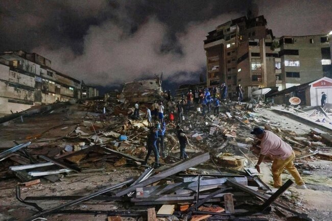 Venesuelada zəlzələdə ölənlərin sayı 600-ə çatıb, 3000-ə yaxın yaralı var