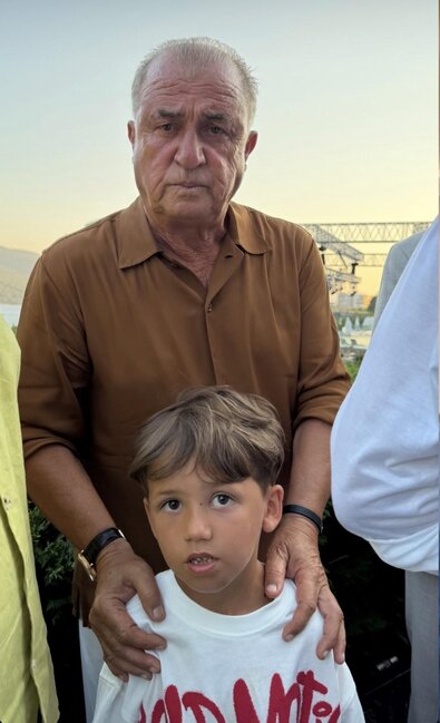 Zamiq və oğlu Fatih Terimlə bir arada - Fotolar