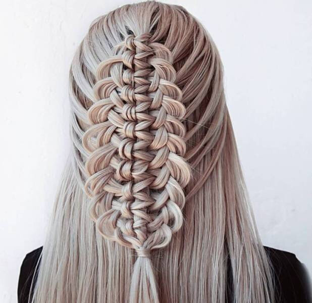 Dünyanın ən heyrətamiz hörülmüş saç modelləri - FOTOLAR