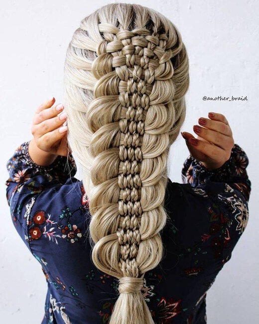 Dünyanın ən heyrətamiz hörülmüş saç modelləri - FOTOLAR