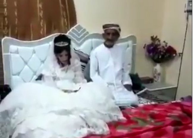80 yaşlı ərəb 12 yaşlı qızla evləndi - VİDEO