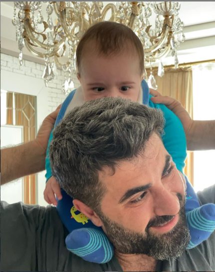 Zaur oğlu Davud ilə - FOTO