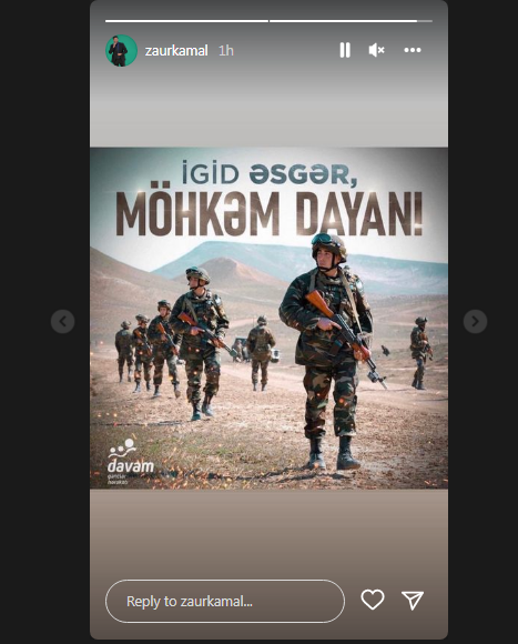 Məşhurlar ordumuza BELƏ DƏSTƏK OLDULAR - FOTO