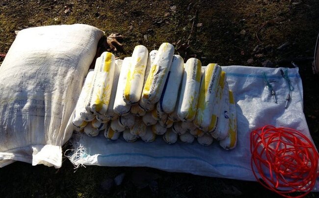 Zəngilanda 275 kq plastik partlayıcı maddə aşkar edilib - FOTO