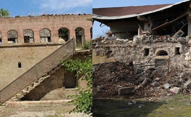 "Zərda" serialının çəkildiyi ev zəlzələdə dağıldı - FOTOLAR