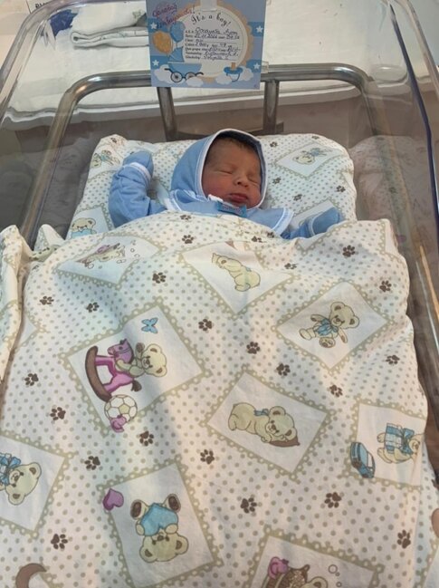 Oğlu dünyaya gələn şəhidin arzusu yerinə yetirildi - FOTOLAR