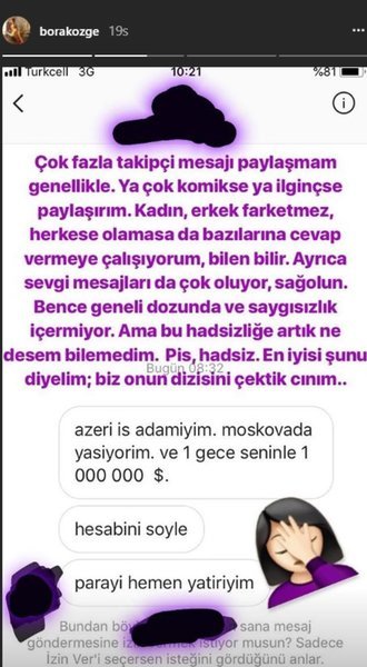 Azərbaycanlı biznesmendən türk aktrisaya BİABIRÇI TƏKLİF: 1 gecəyə 1 milyon...
