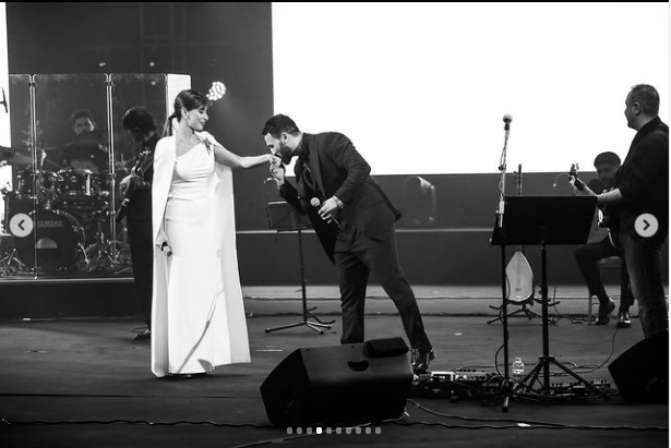 Zamiq konsertində Leyla ilə duet oxudu - FOTOLAR